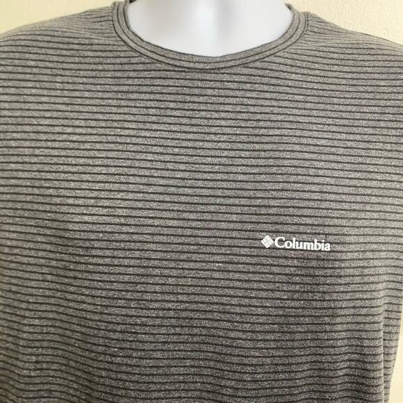 Columbia Black Short Sleeve Tee with Subtle Texture - Picture 4 of 8